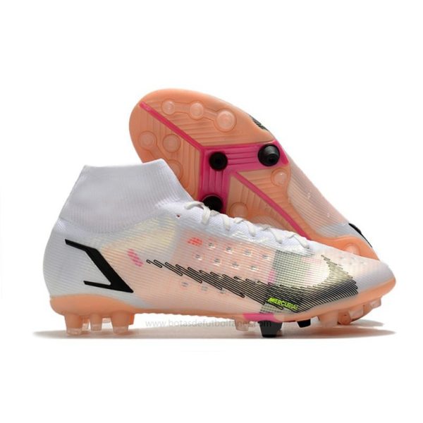 Nike Mercurial Superfly Elite AG PRO Rawdacious Blanco Rojo Rosado